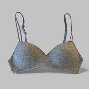 Aerie Soft Light Grey Bra